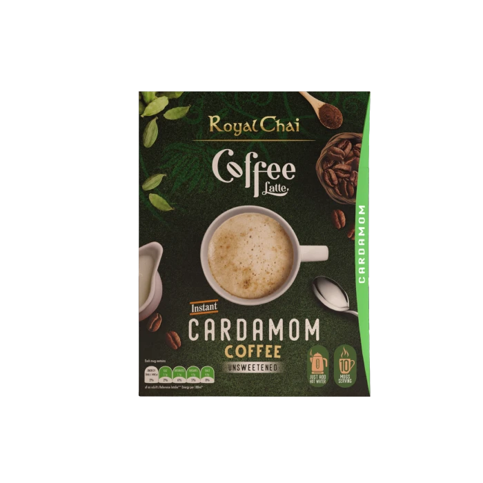 Royal Chai Cardamom Koffie Latte ONGEZOET 3 Royal Chai Cardamom Koffie Latte ONGEZOET
