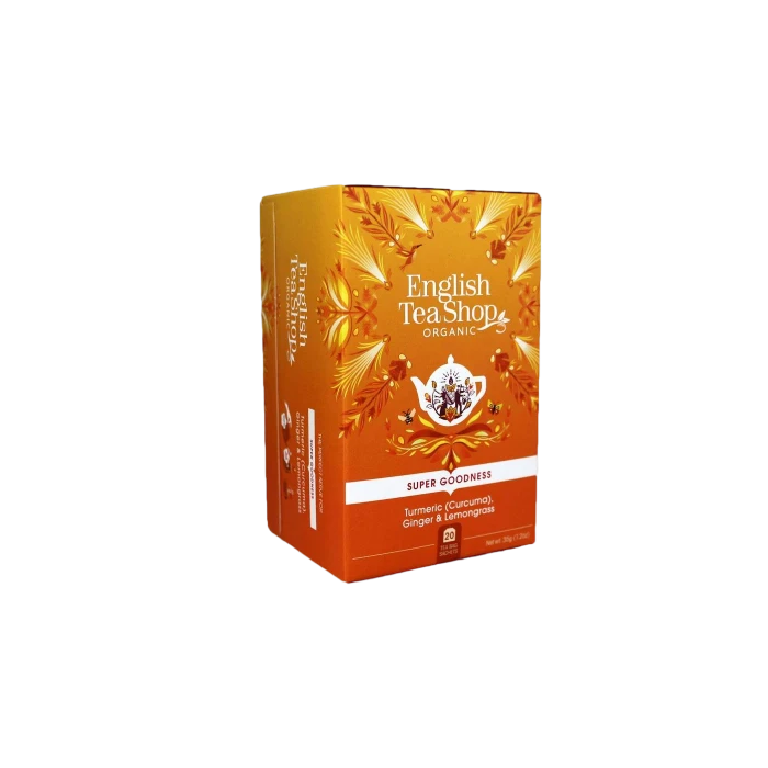 English Tea Shop Super Goodness Kurkuma, Gember & Citroengras 3 English Tea Shop Super Goodness Kurkuma, Gember & Citroengras