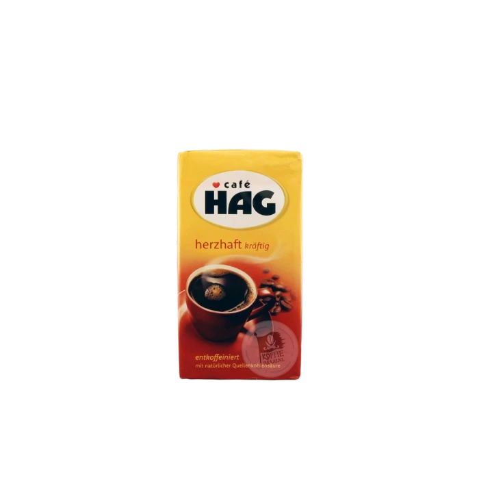Café HAG Herzhaft Kraftig Koffie CAFEÏNEVRIJ 500 G. 3 Café HAG Herzhaft Kraftig Koffie CAFEÏNEVRIJ 500 G.