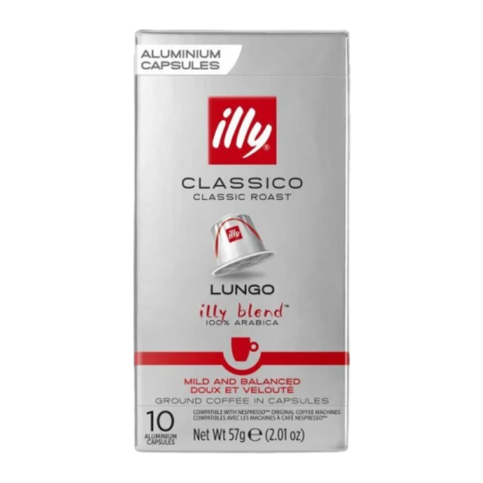 Illy Classico Lungo Capsules Voor Nespresso® Koffiecups 3 Illy Classico Lungo Capsules Voor Nespresso® Koffiecups