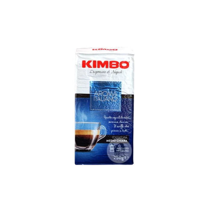 Kimbo Aroma Italiano Gemalen Koffie 250 G. 3 Kimbo Aroma Italiano Gemalen Koffie 250 G.