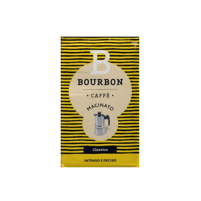 Lavazza Bourbon Classico Intenso E Deciso Gemalen Koffie 250 G. 3 Lavazza Bourbon Classico Intenso E Deciso Gemalen Koffie 250 G.