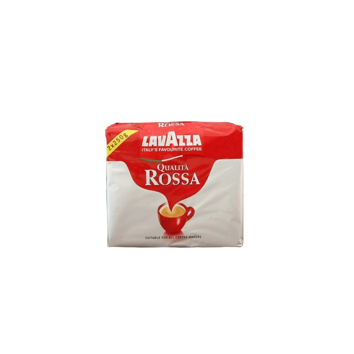 Lavazza Qualita Rossa Gemalen Koffie 500 G. 3 Lavazza Qualita Rossa Gemalen Koffie 500 G.