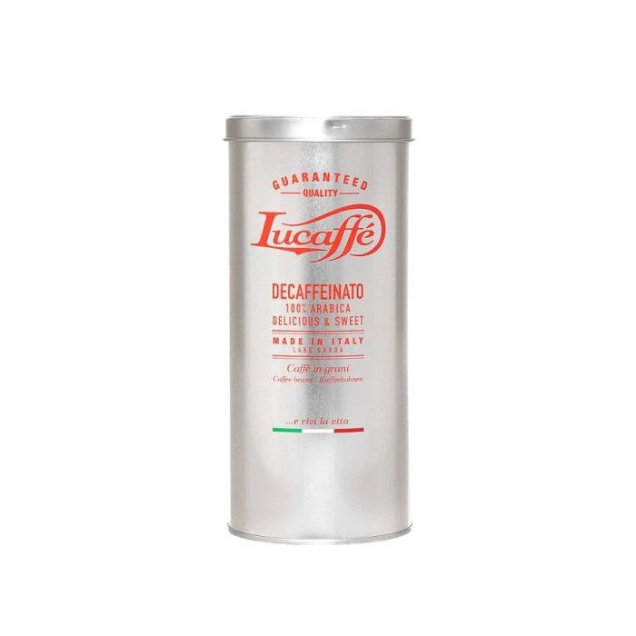 Lucaffé Decaffeinato Koffiebonen 500 G. Blik 3 Lucaffé Decaffeinato Koffiebonen 500 G. Blik