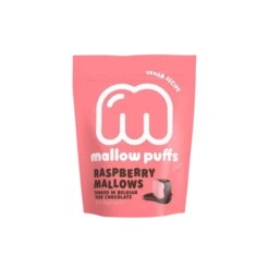 Mallow Puff VEGAN Dark Chocolate Framboos Marshmallows
