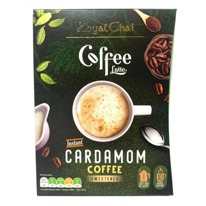 Royal Chai Caffe Latte Cardamom Poeder Gezoet 3 Royal Chai Caffe Latte Cardamom Poeder Gezoet